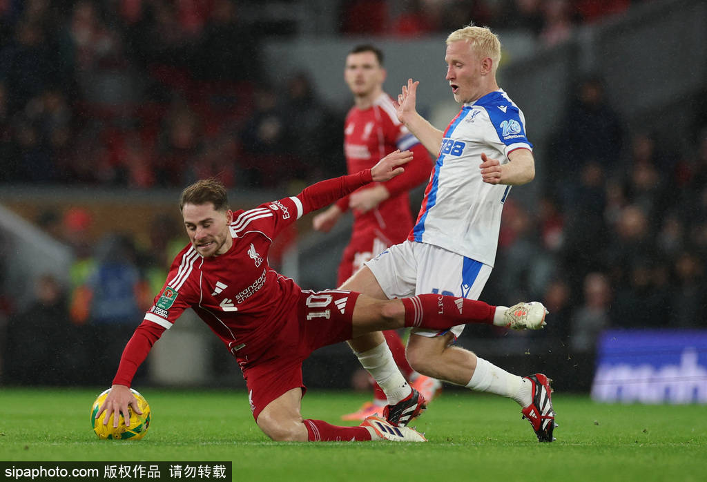 遭赛季三杀！联赛杯-萨尔双响 利物浦轮换阵容0-3水晶宫出局